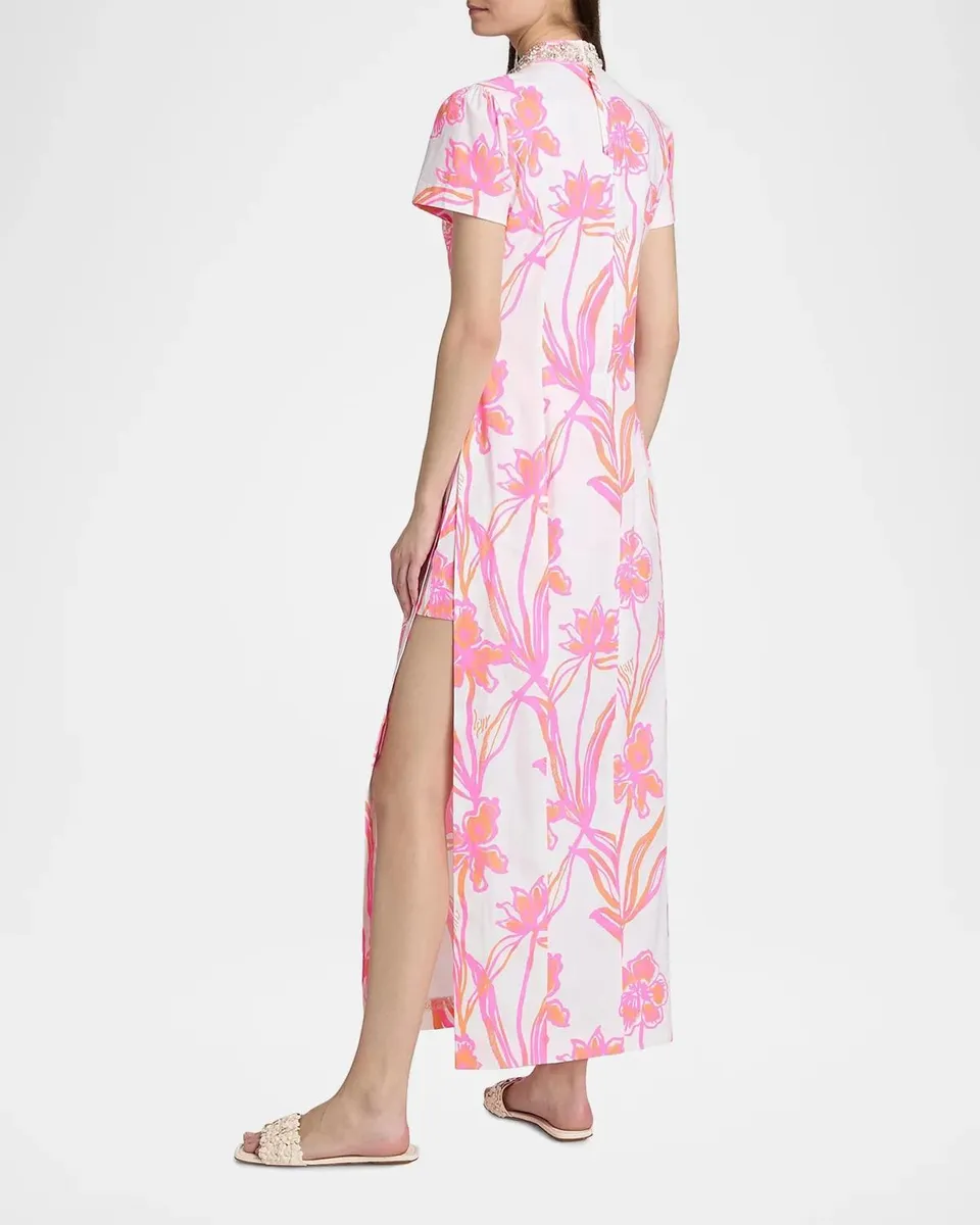 Lilly Pulitzer Velora Embellished Floral Maxi Romper | Thumbnail 3