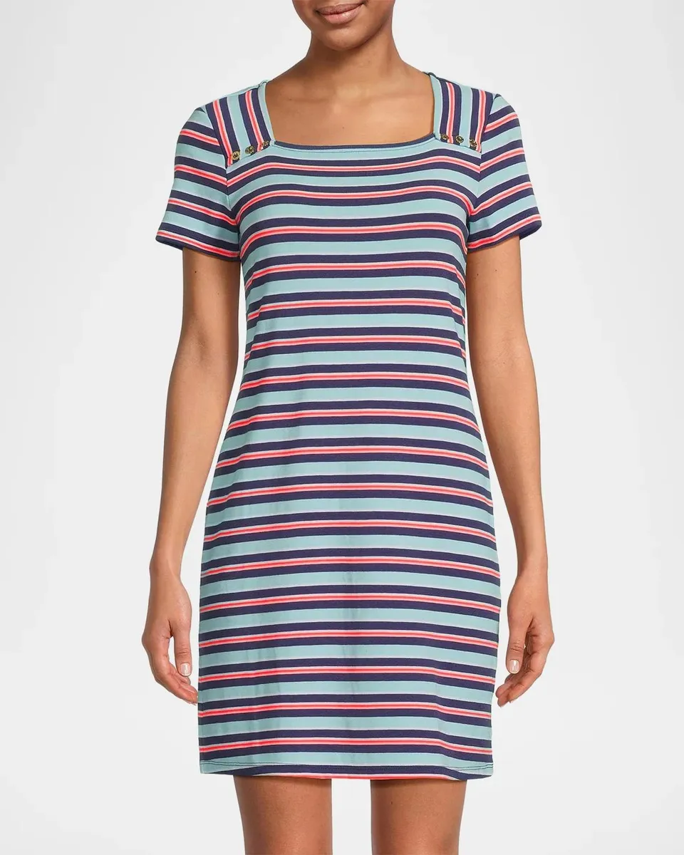 Lilly Pulitzer Beaty Striped Cotton-Blend Minidress | Thumbnail 4
