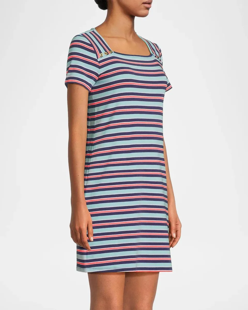 Lilly Pulitzer Beaty Striped Cotton-Blend Minidress | Thumbnail 6