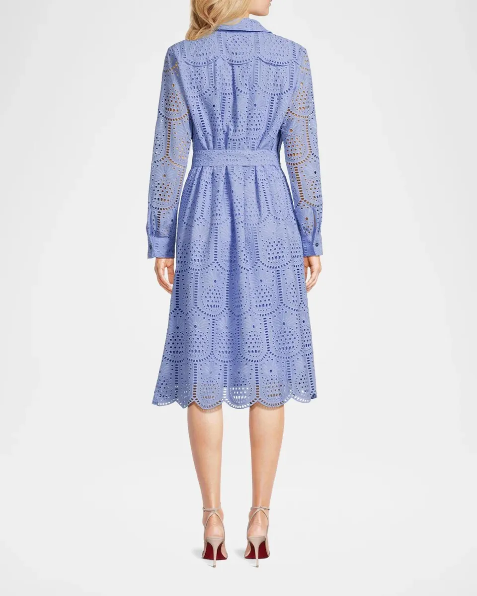 Lilly Pulitzer Eira Eyelet Midi Shirtdress | Thumbnail 3