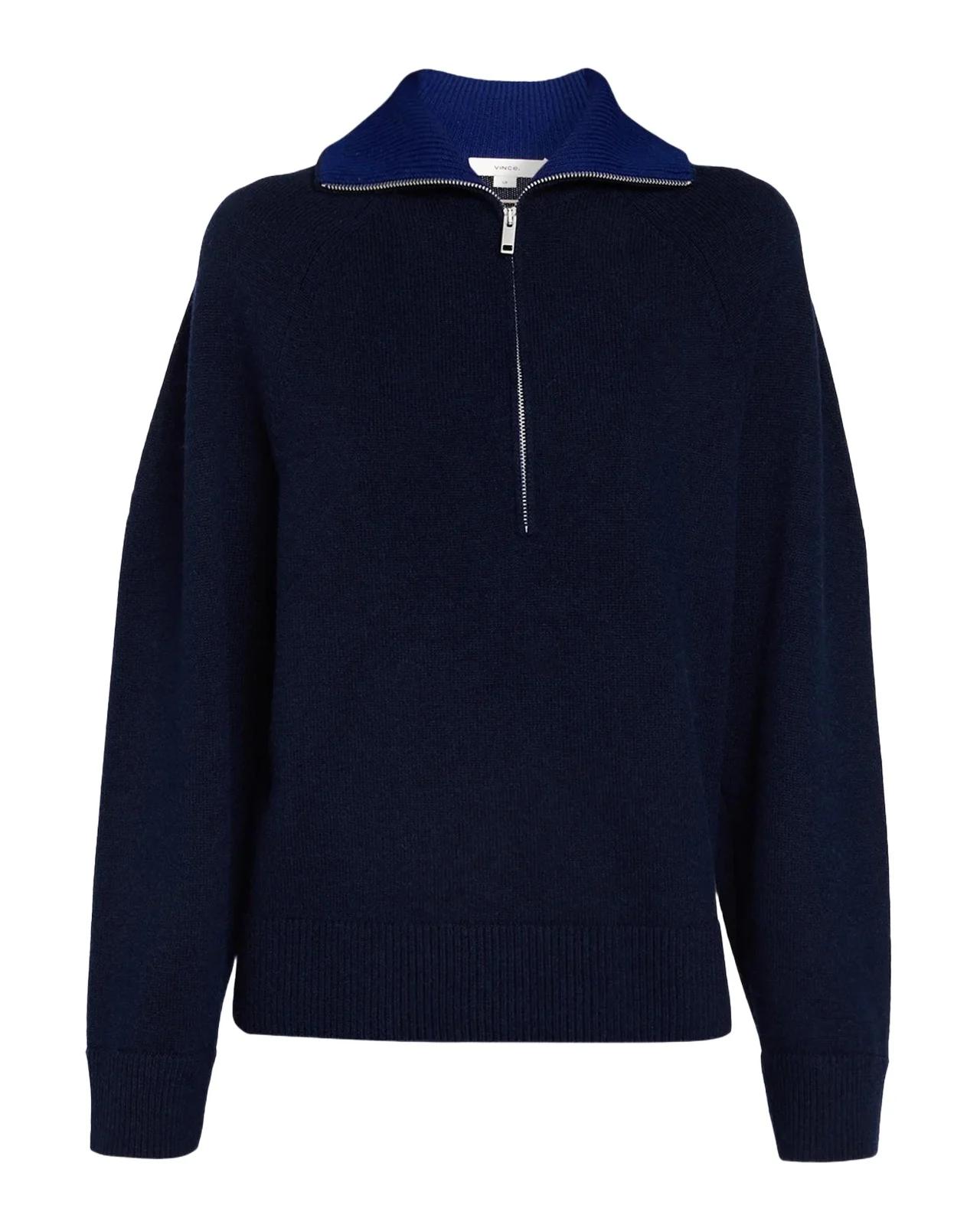 Half-Zip Wool-Cashmere Sweater