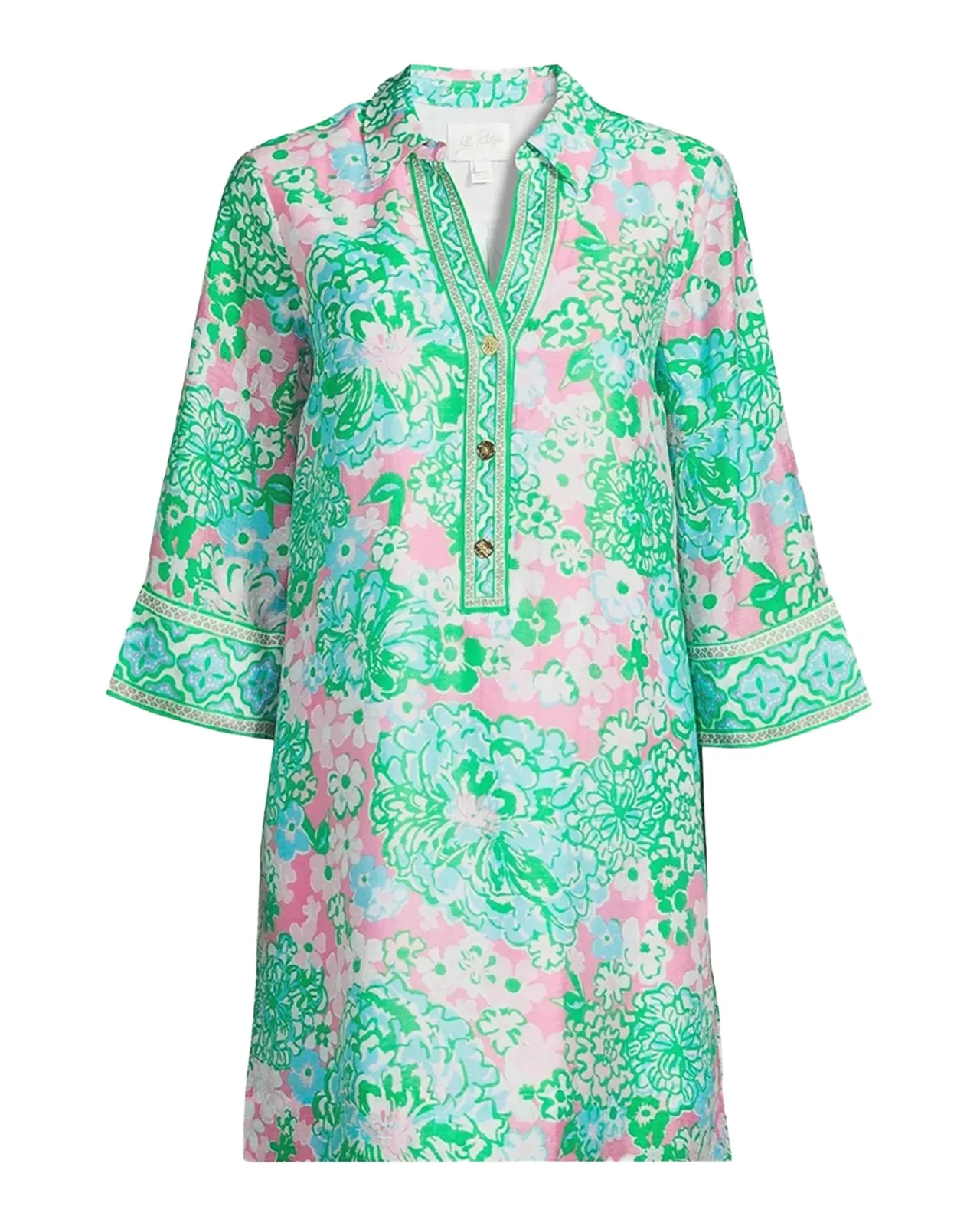 Daphnie Plumes in Bloom Tunic Dress Daphnie Plumes in Bloom Tunic Dress