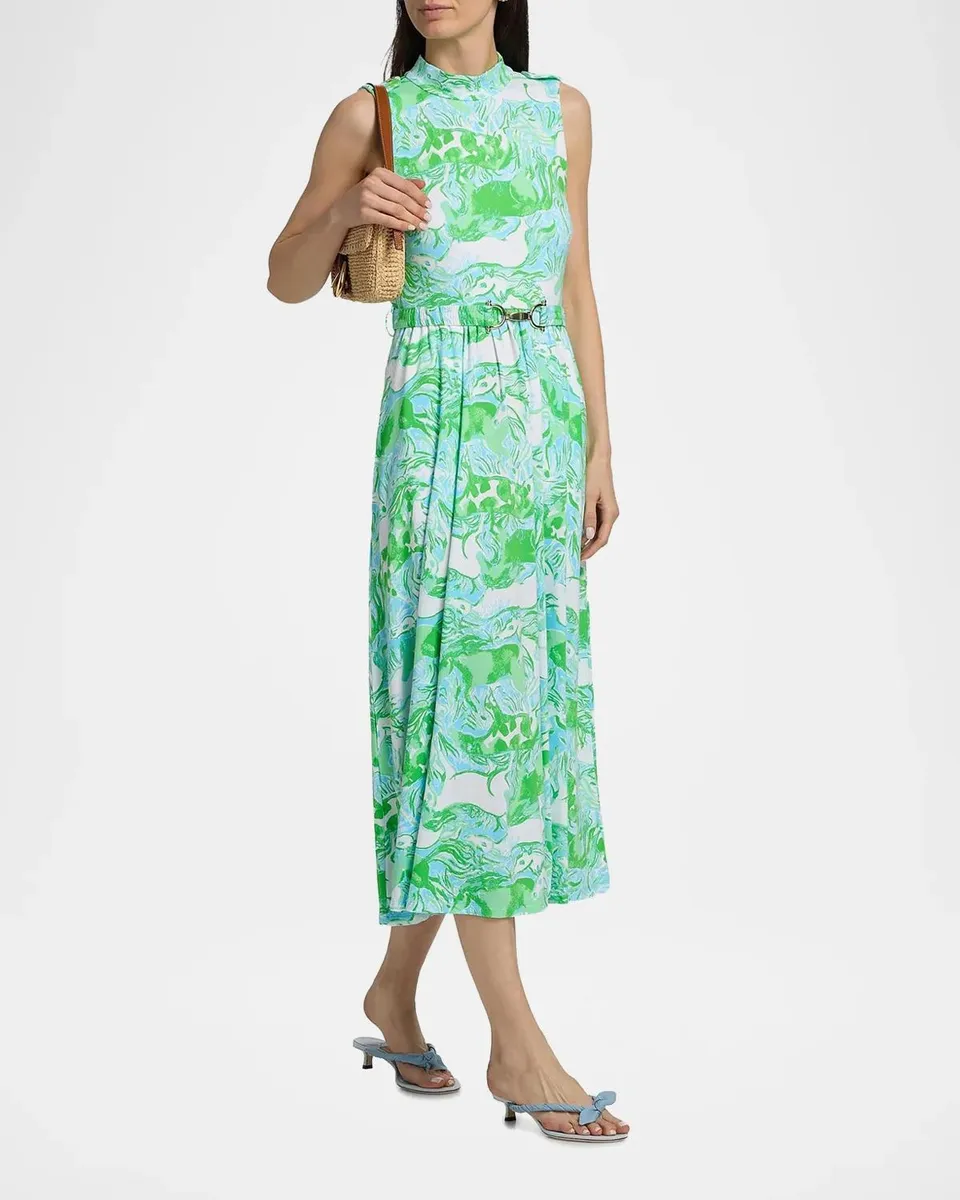 Lilly Pulitzer Colman Belted Midi Dress | Thumbnail 2