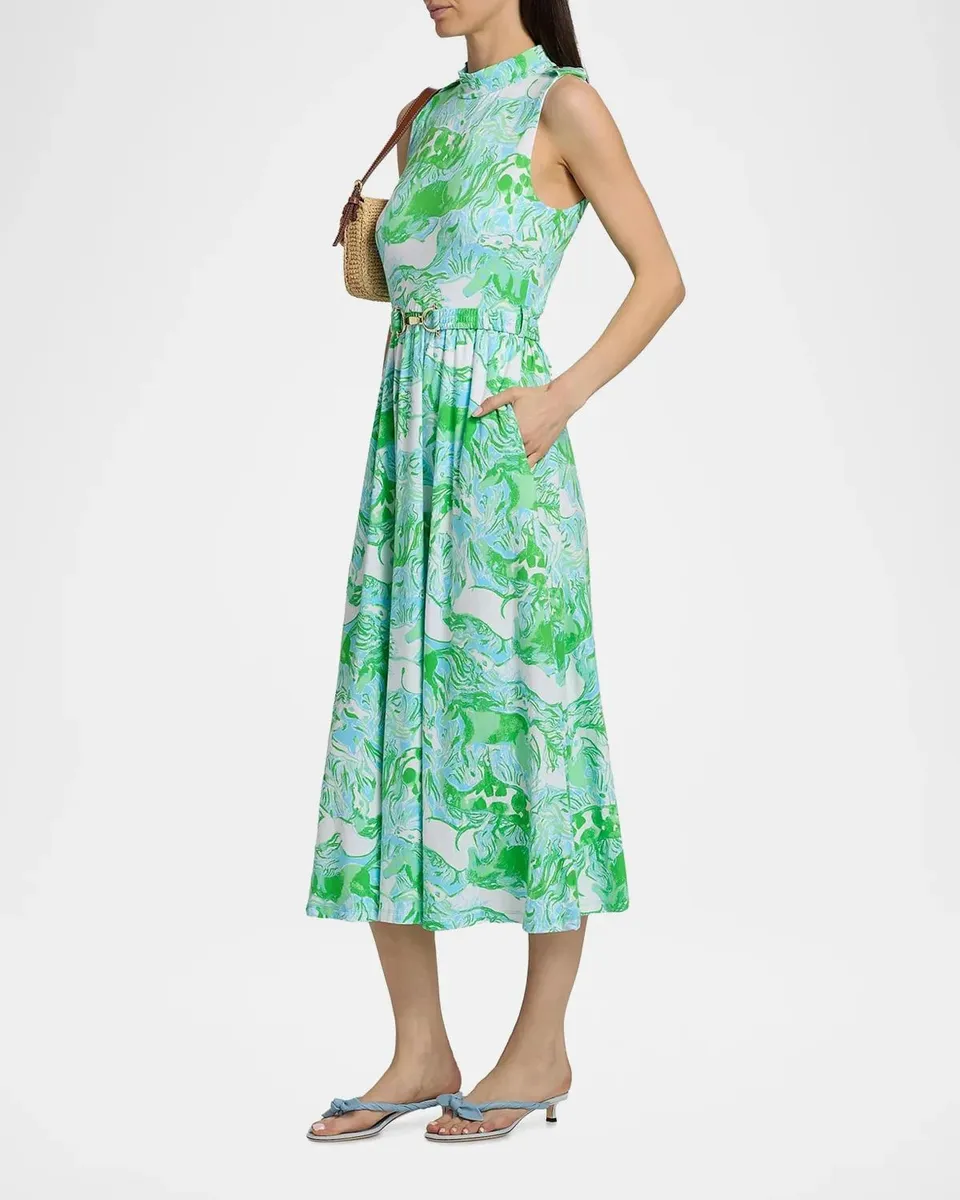 Lilly Pulitzer Colman Belted Midi Dress | Thumbnail 7