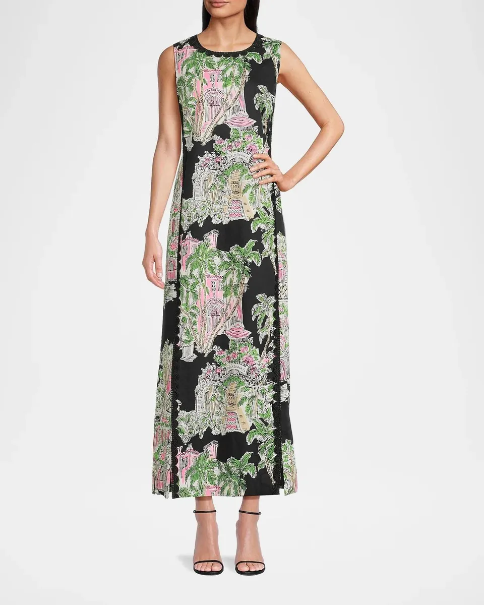 Lilly Pulitzer Darlene Stretch Maxi Shift Dress | Thumbnail 2