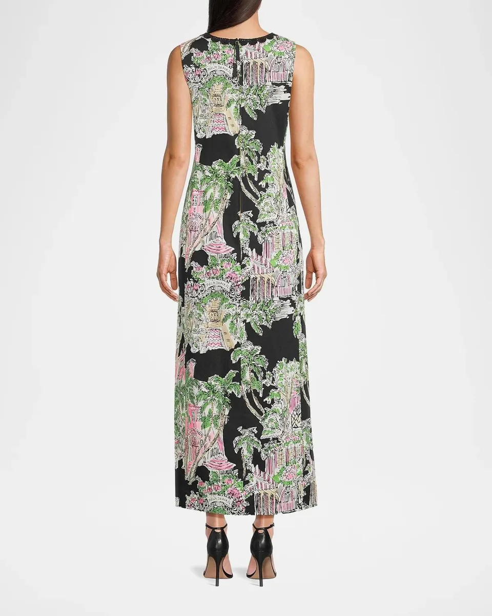 Lilly Pulitzer Darlene Stretch Maxi Shift Dress | Thumbnail 3