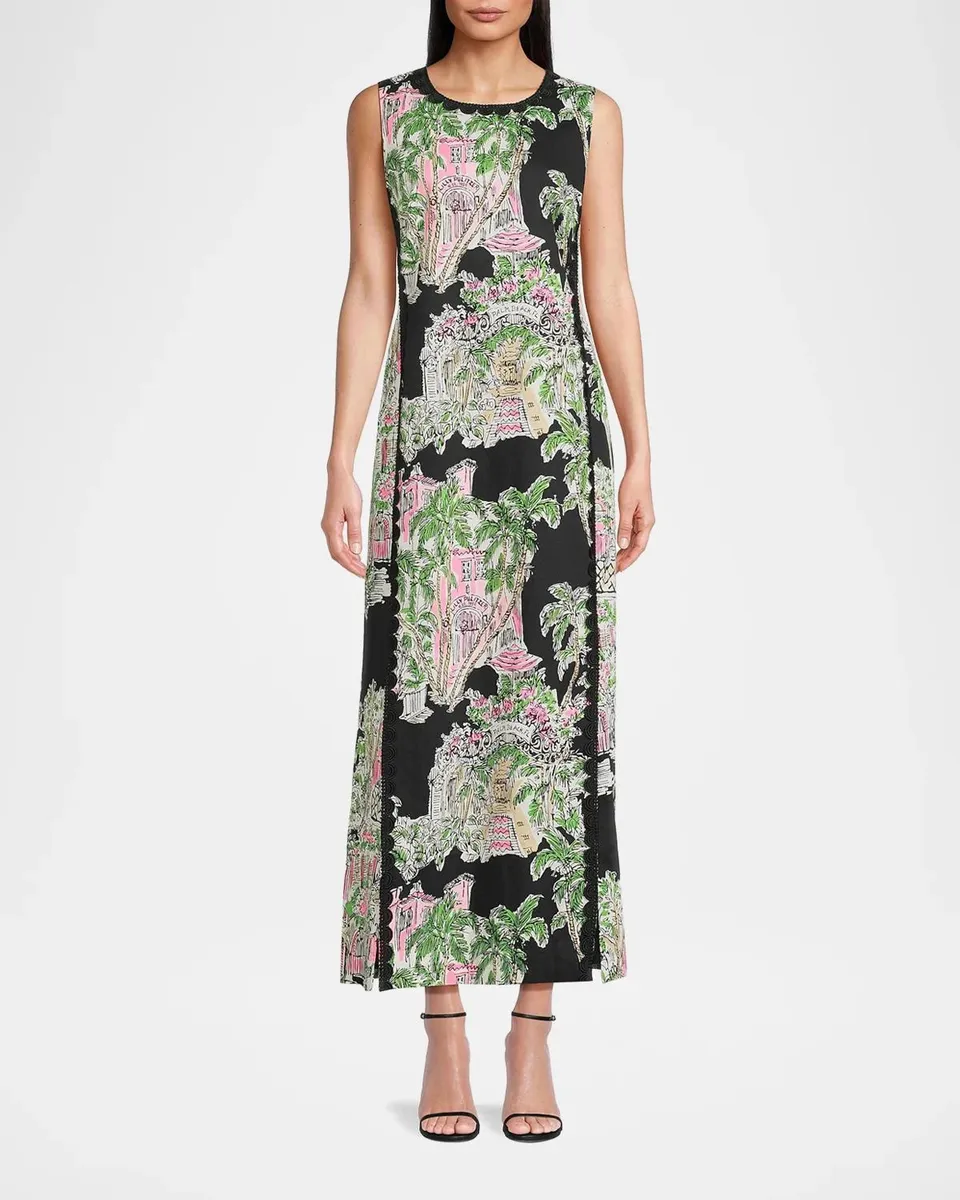 Lilly Pulitzer Darlene Stretch Maxi Shift Dress | Thumbnail 4