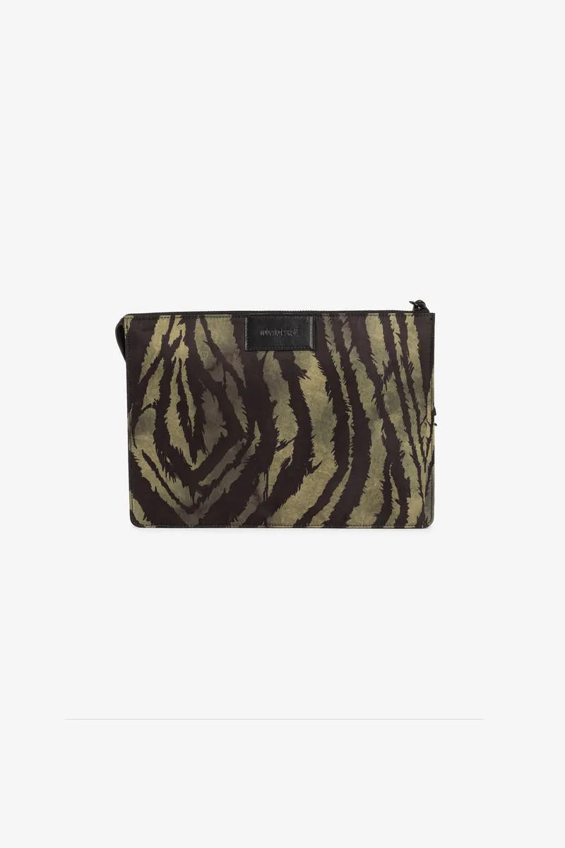 Roberto Cavalli Zebra-Print Pouch | Thumbnail 3 Roberto Cavalli Zebra-Print Pouch | Thumbnail 3