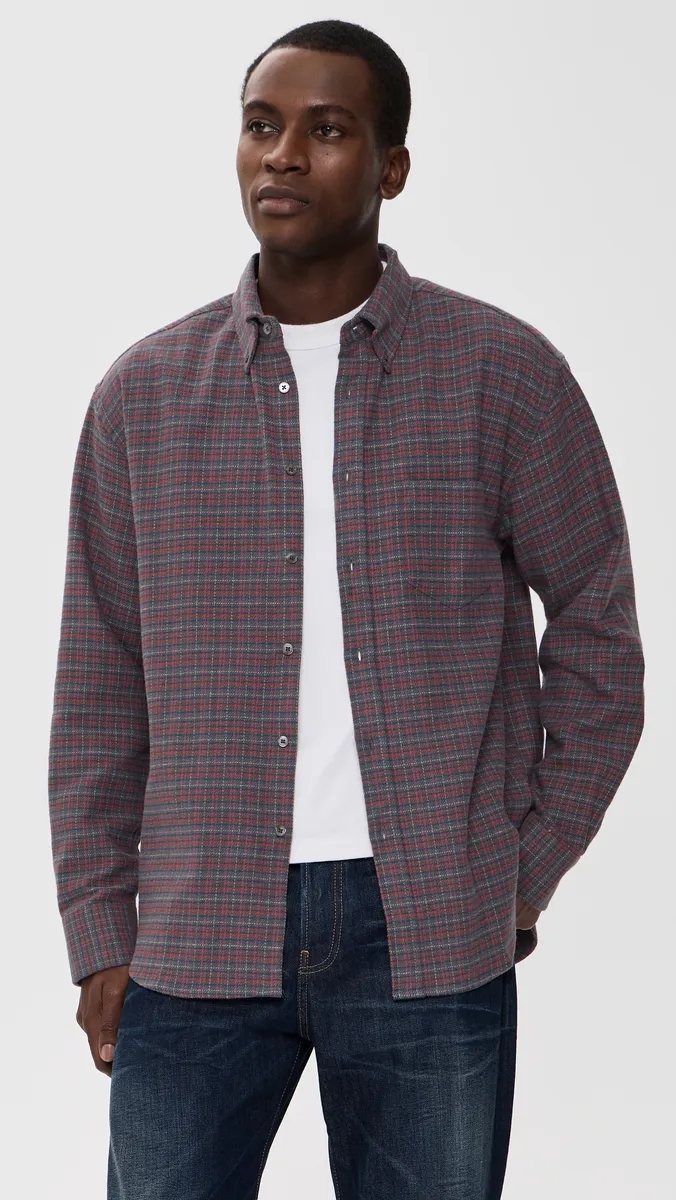 Portuguese Flannel Oversized Plura Flannel Shirt | Thumbnail 2 Portuguese Flannel Oversized Plura Flannel Shirt | Thumbnail 2