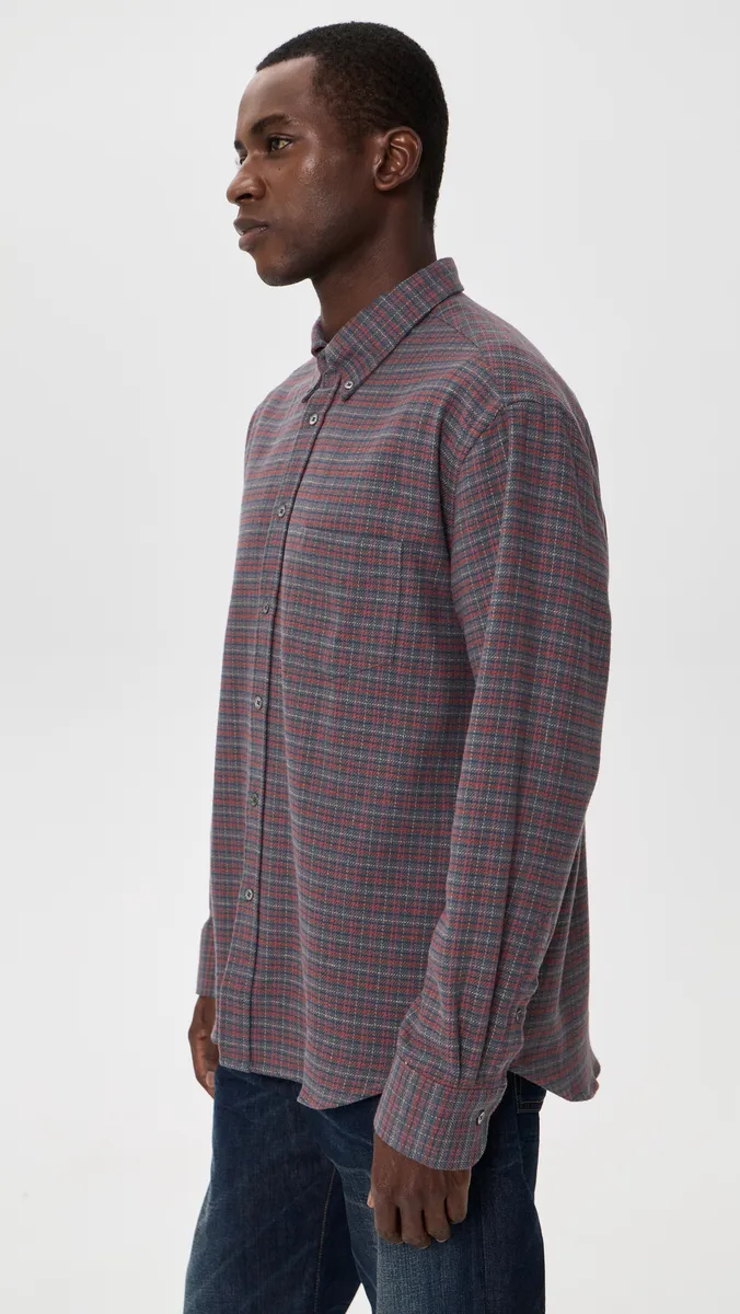 Portuguese Flannel Oversized Plura Flannel Shirt | Thumbnail 4 Portuguese Flannel Oversized Plura Flannel Shirt | Thumbnail 4