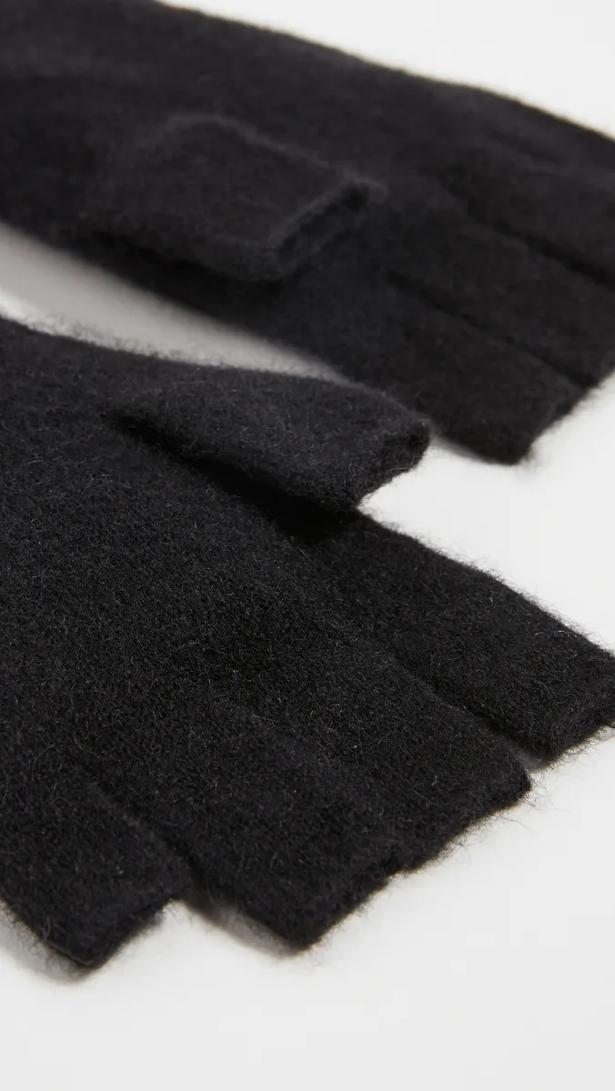 White + Warren Cashmere Fingerless Gloves | Thumbnail 4