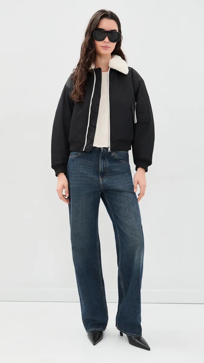 ÉTERNE Riggins Bomber Jacket | Thumbnail 5 ÉTERNE Riggins Bomber Jacket | Thumbnail 5