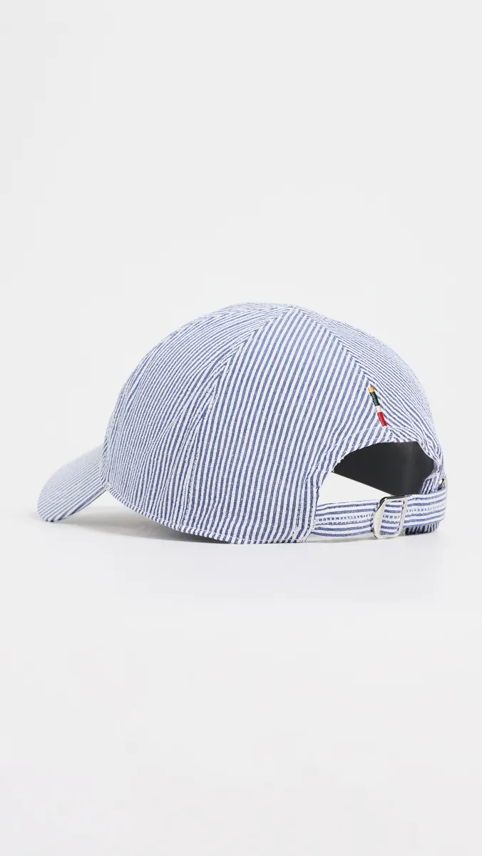 Orlebar Brown Barney Seersucker Stripe Hat | Thumbnail 3 Orlebar Brown Barney Seersucker Stripe Hat | Thumbnail 3