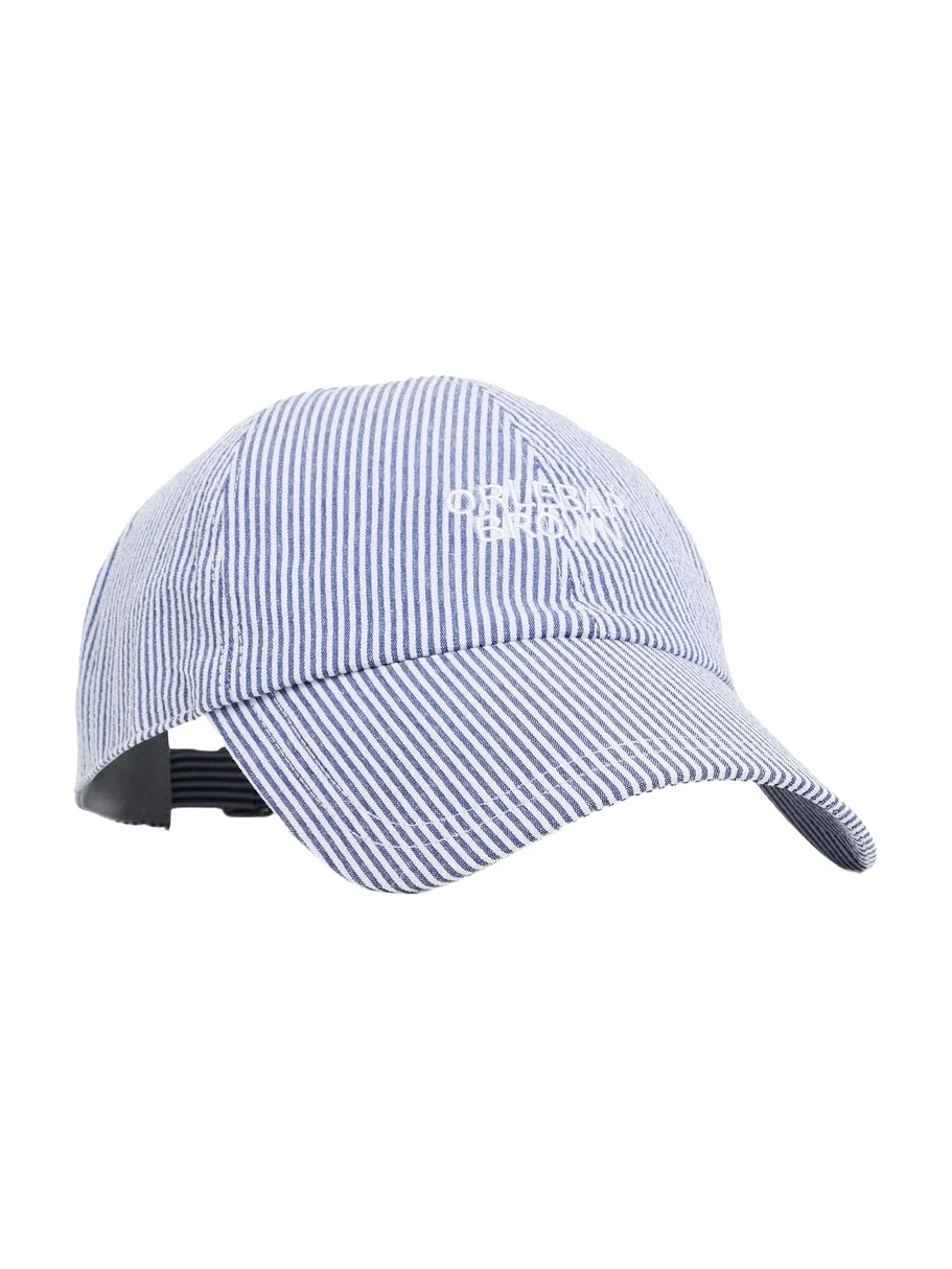 Orlebar Brown Barney Seersucker Stripe Hat