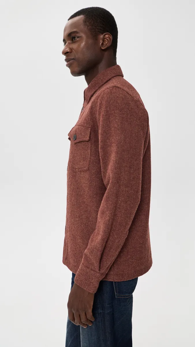 Portuguese Flannel Wool Field Shacket | Thumbnail 4 Portuguese Flannel Wool Field Shacket | Thumbnail 4