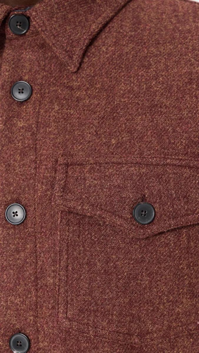 Portuguese Flannel Wool Field Shacket | Thumbnail 6 Portuguese Flannel Wool Field Shacket | Thumbnail 6