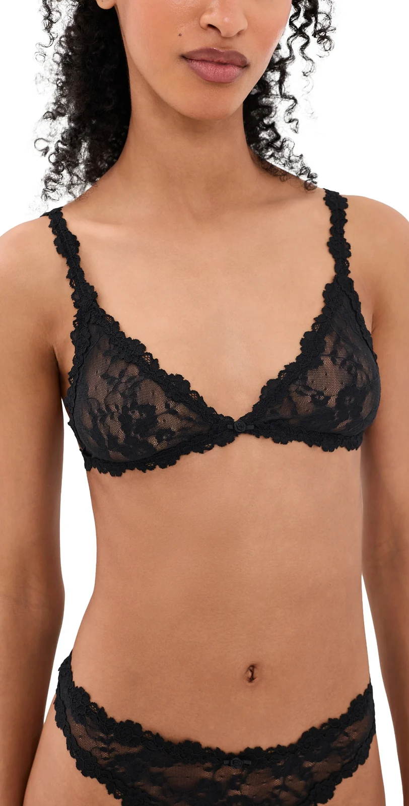 Stretch Lace Triangle Bralette