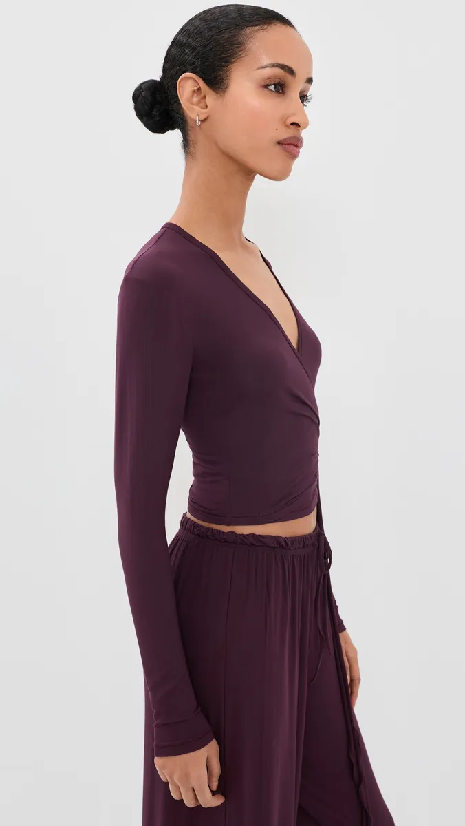 Skims Cloud Sleep Wrap Top | Thumbnail 4 Skims Cloud Sleep Wrap Top | Thumbnail 4