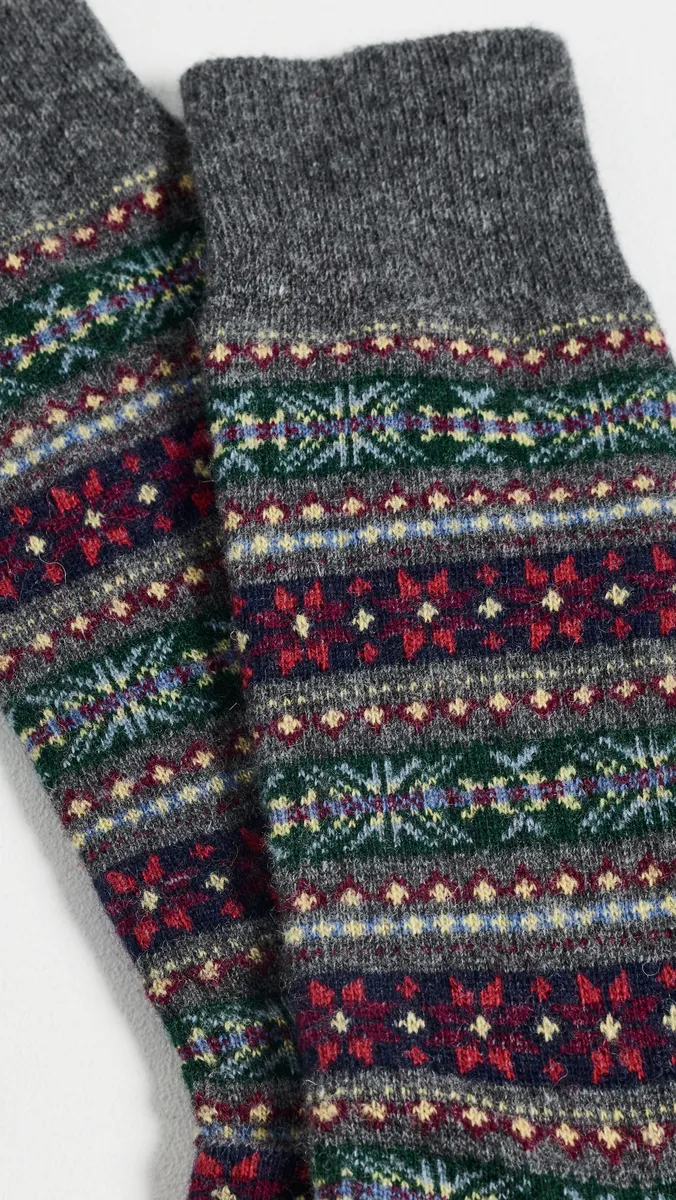 Polo Ralph Lauren Wool Fair Isle Crew Socks | Thumbnail 3 Polo Ralph Lauren Wool Fair Isle Crew Socks | Thumbnail 3
