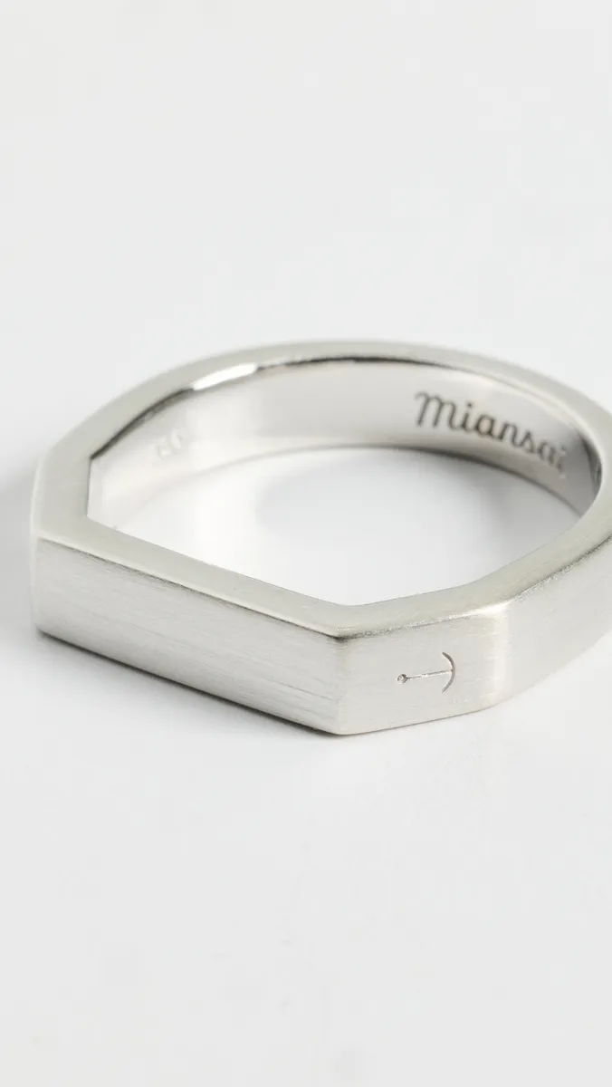 Miansai Hex Matte Sterling Silver Ring | Thumbnail 5 Miansai Hex Matte Sterling Silver Ring | Thumbnail 5