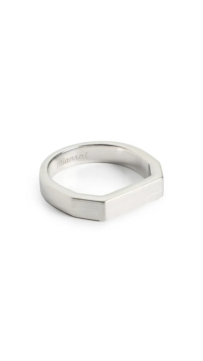 Miansai Hex Matte Sterling Silver Ring | Thumbnail 6 Miansai Hex Matte Sterling Silver Ring | Thumbnail 6
