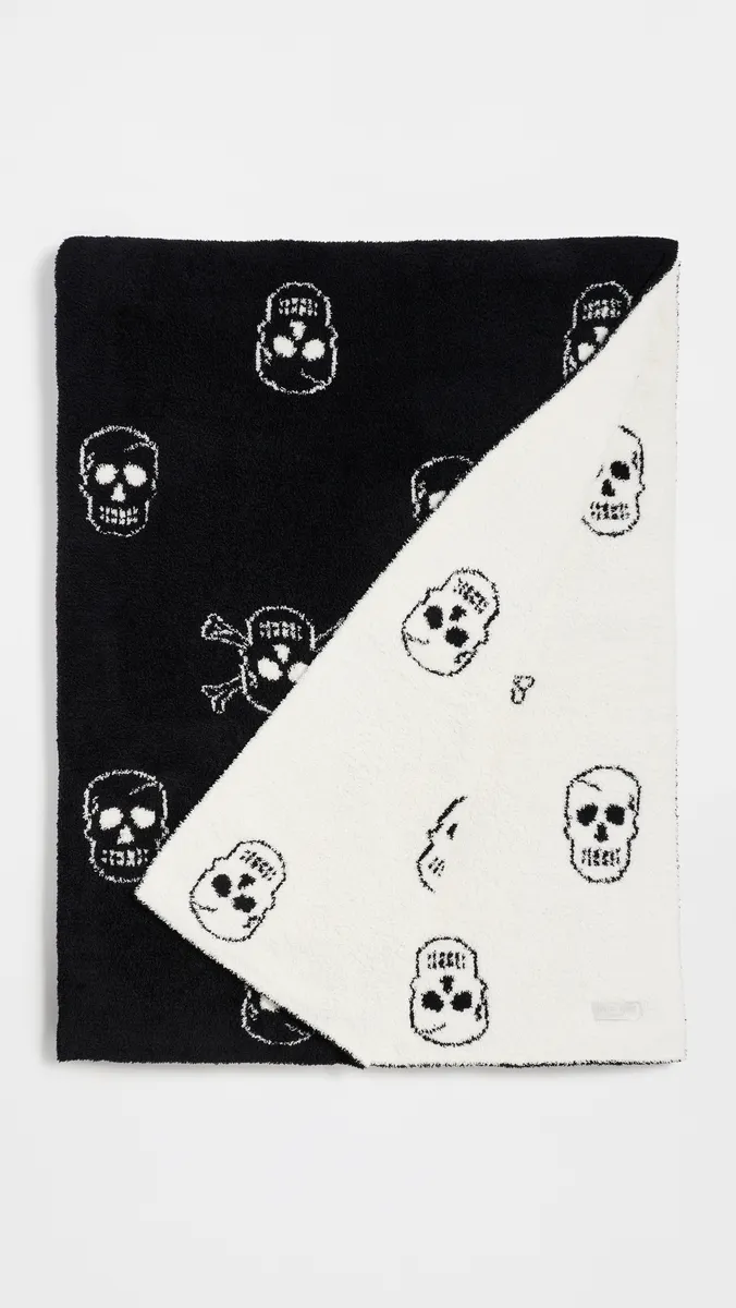 Barefoot Dreams CozyChic Skull Throw Blanket | Thumbnail 2 Barefoot Dreams CozyChic Skull Throw Blanket | Thumbnail 2