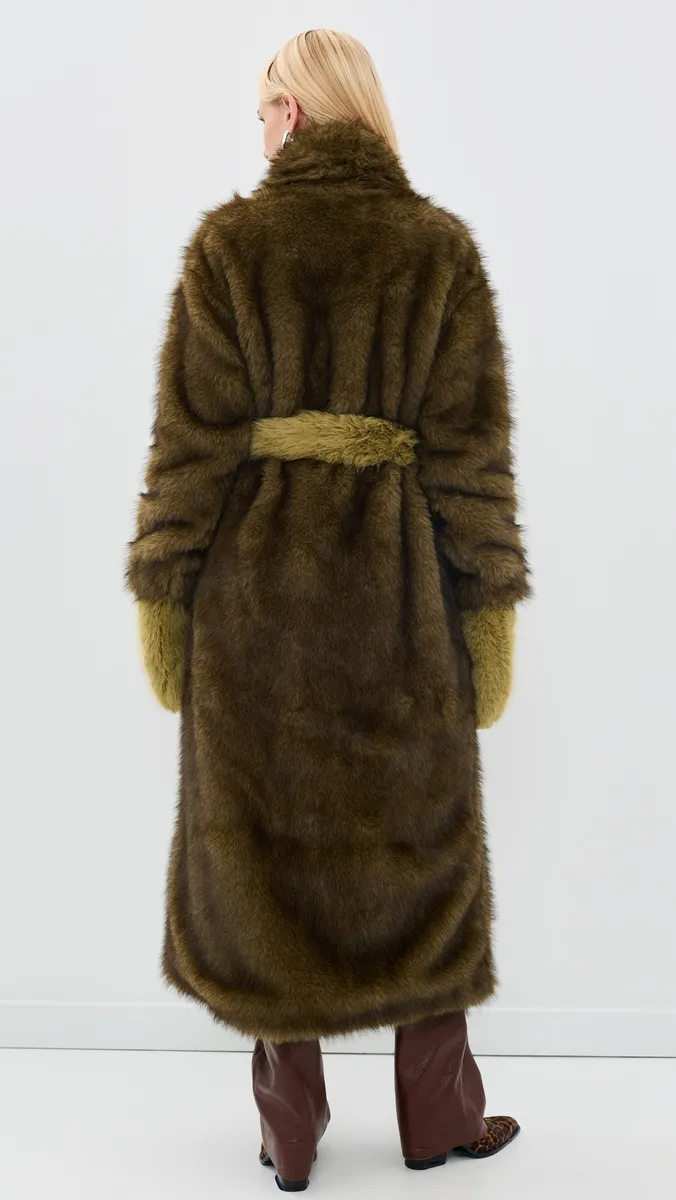 Muse Assembly Amber Faux Fur Coat | Thumbnail 3 Muse Assembly Amber Faux Fur Coat | Thumbnail 3