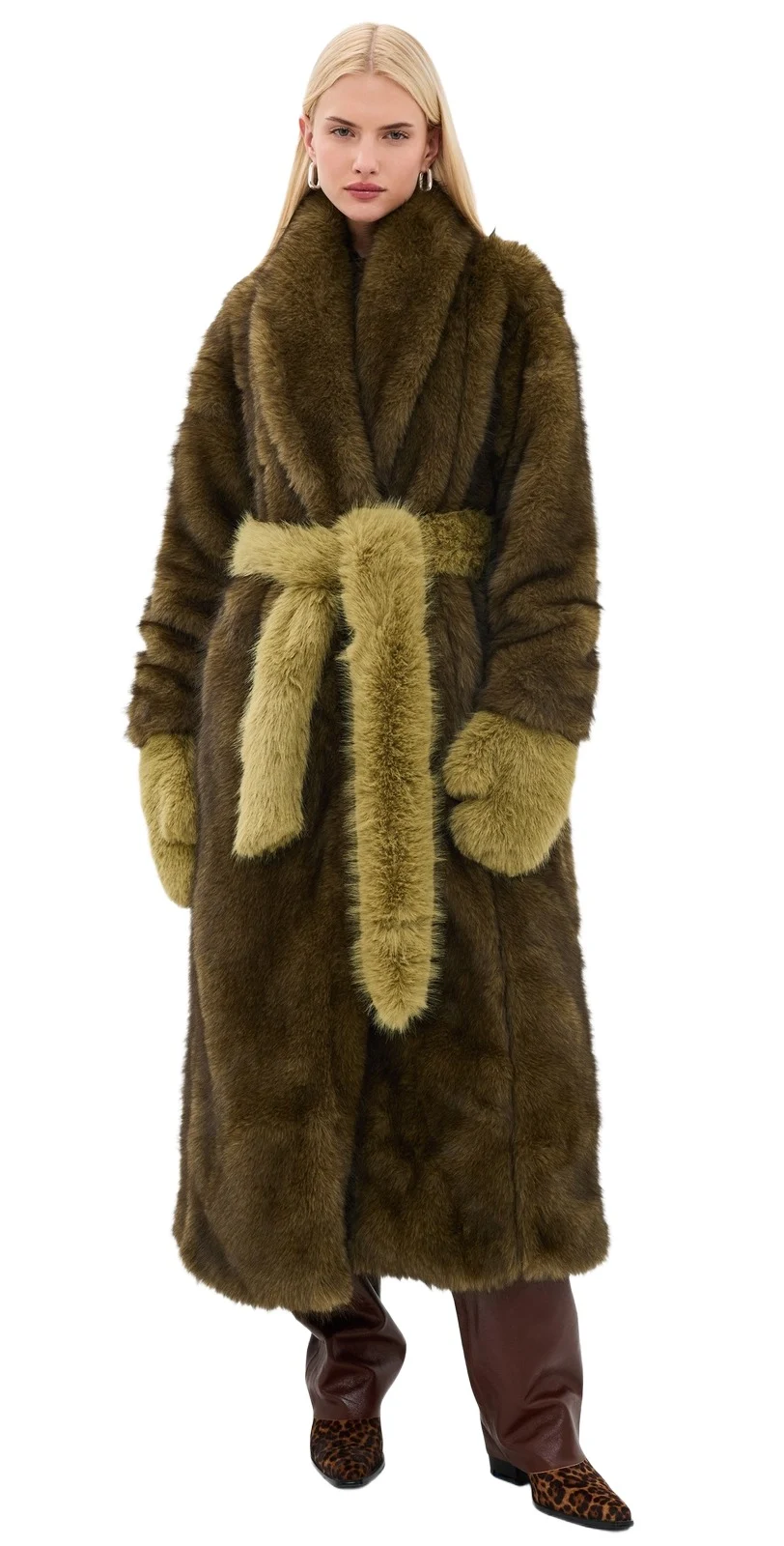 Muse Assembly Amber Faux Fur Coat