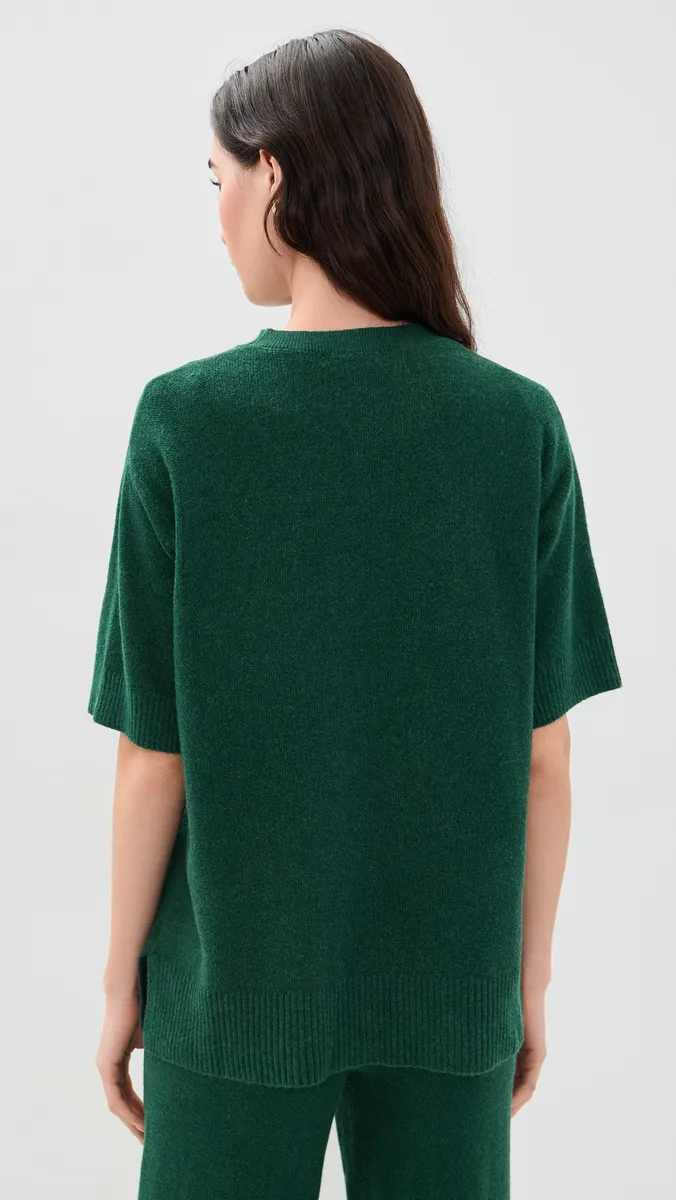 Marine Layer Short Sleeve Sweater Lounge Tee | Thumbnail 3 Marine Layer Short Sleeve Sweater Lounge Tee | Thumbnail 3