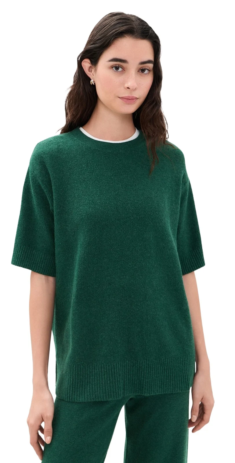 Marine Layer Short Sleeve Sweater Lounge Tee