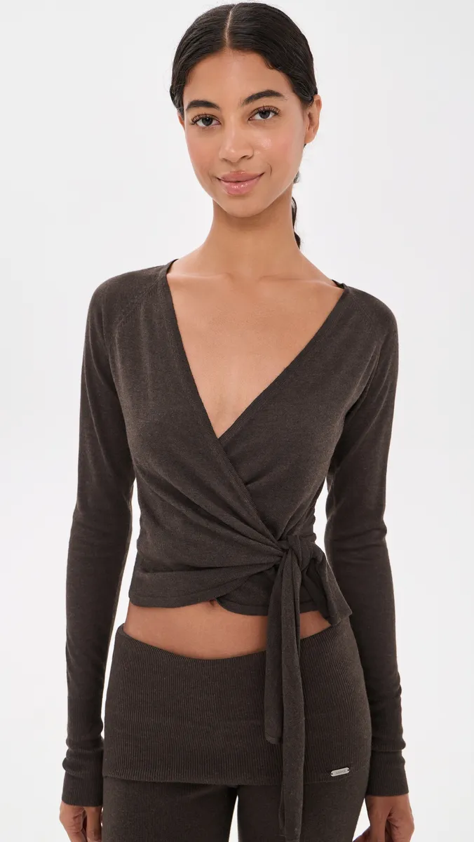 Skims Wrap Sweater | Thumbnail 2 Skims Wrap Sweater | Thumbnail 2