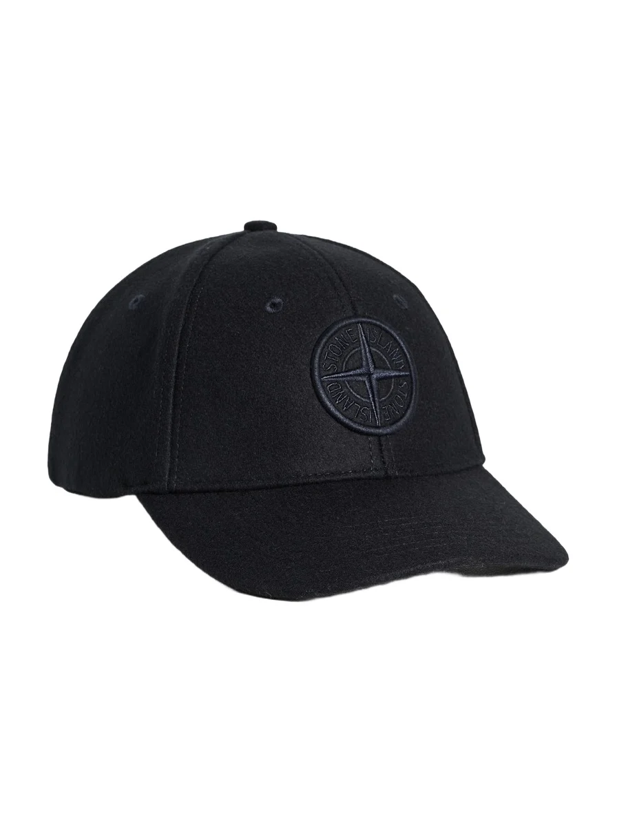 Stone Island Wool Flannel Baseball Hat