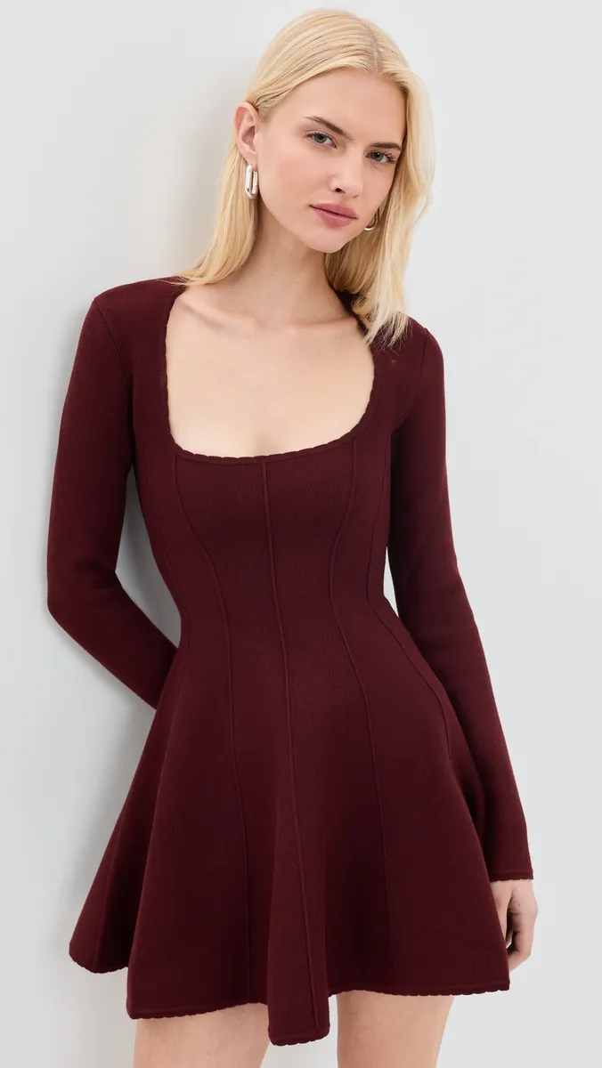 Fleur du Mal Scoop Neck Corset Dress | Thumbnail 2