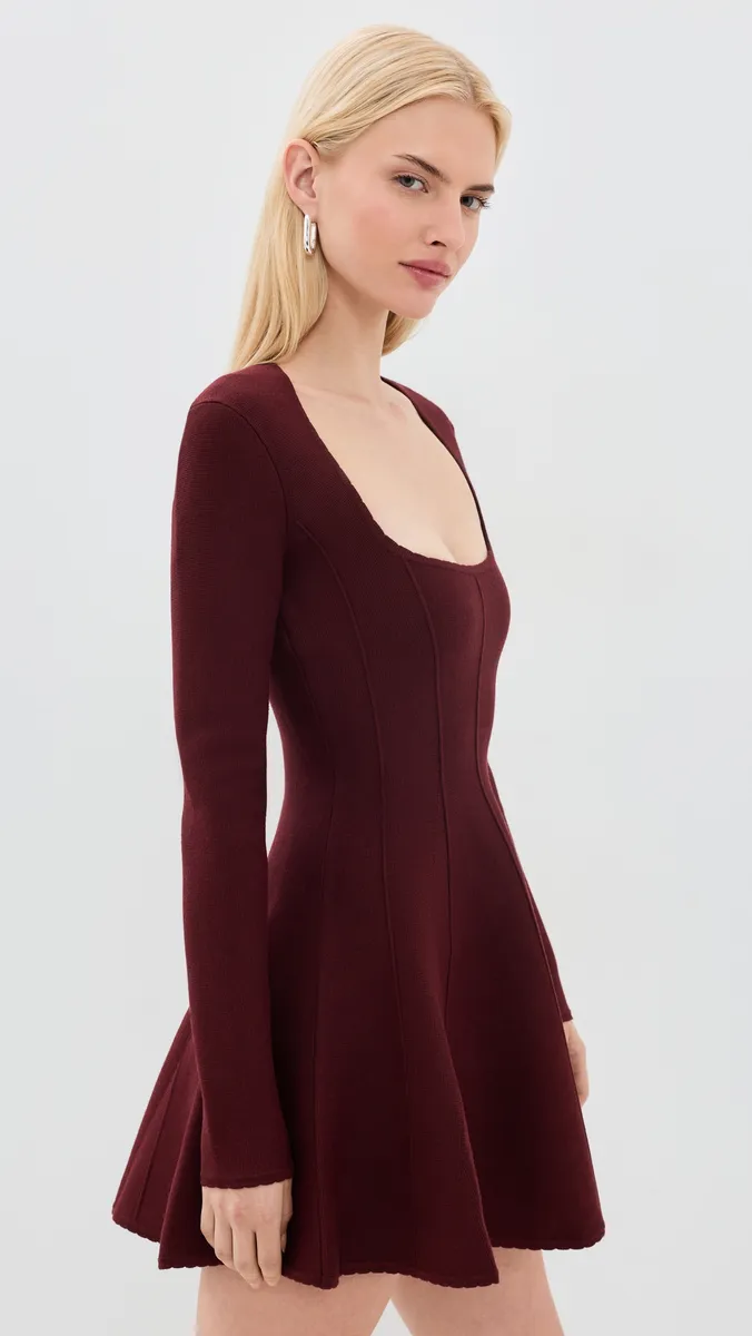 Fleur du Mal Scoop Neck Corset Dress | Thumbnail 4