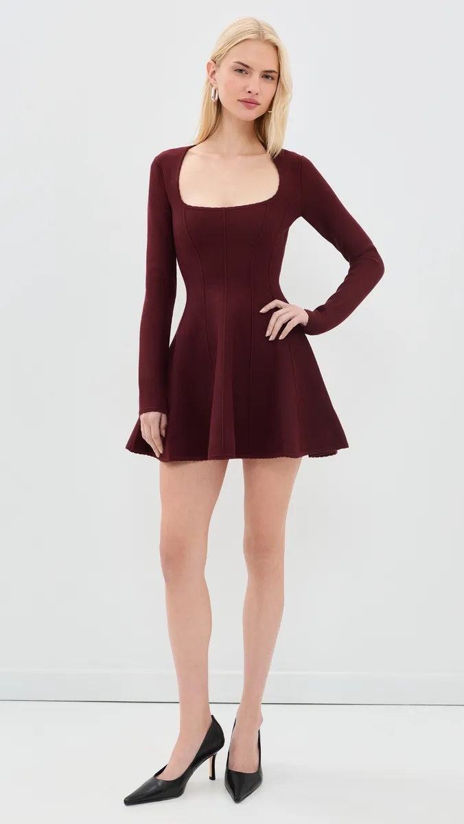 Fleur du Mal Scoop Neck Corset Dress | Thumbnail 5