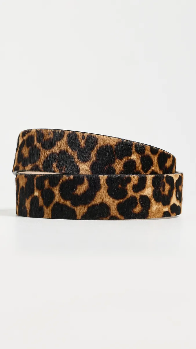 L'Agence Milou Domed Haircalf Belt | Thumbnail 4 L'Agence Milou Domed Haircalf Belt | Thumbnail 4