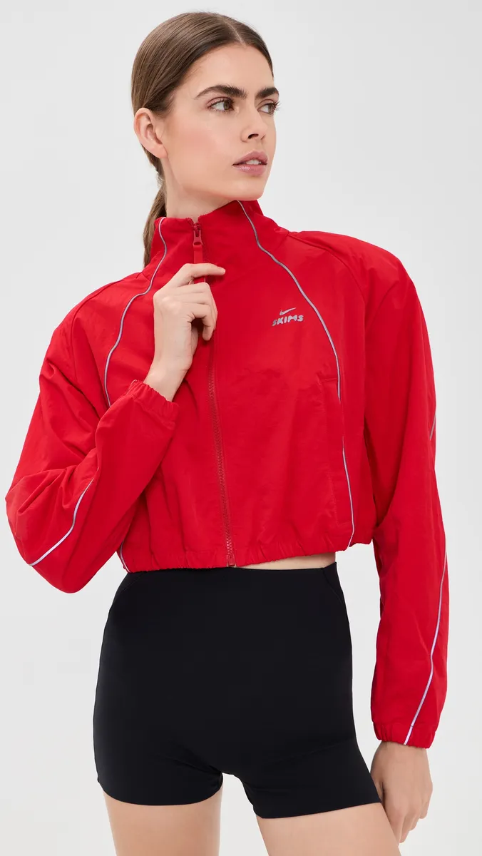 NikeSKIMS Crunchy Nylon Crop Jacket | Thumbnail 2