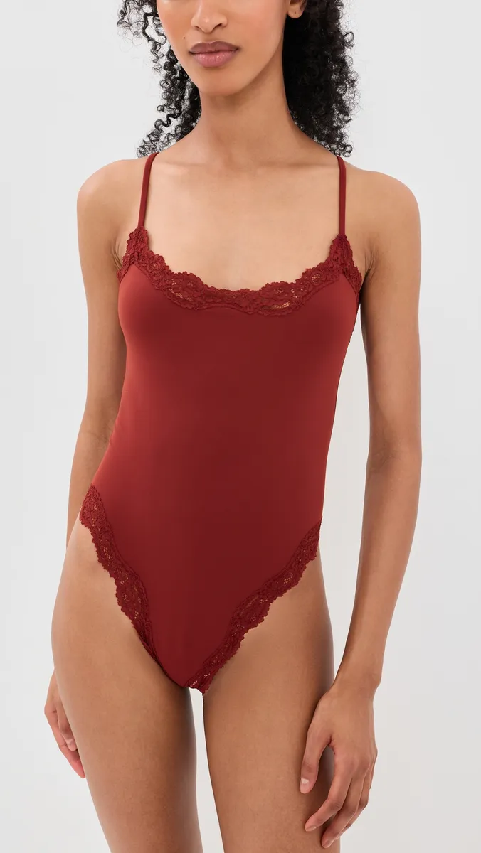 Skims Fits Everybody Lace Cami Thong Bodysuit | Thumbnail 5 Skims Fits Everybody Lace Cami Thong Bodysuit | Thumbnail 5