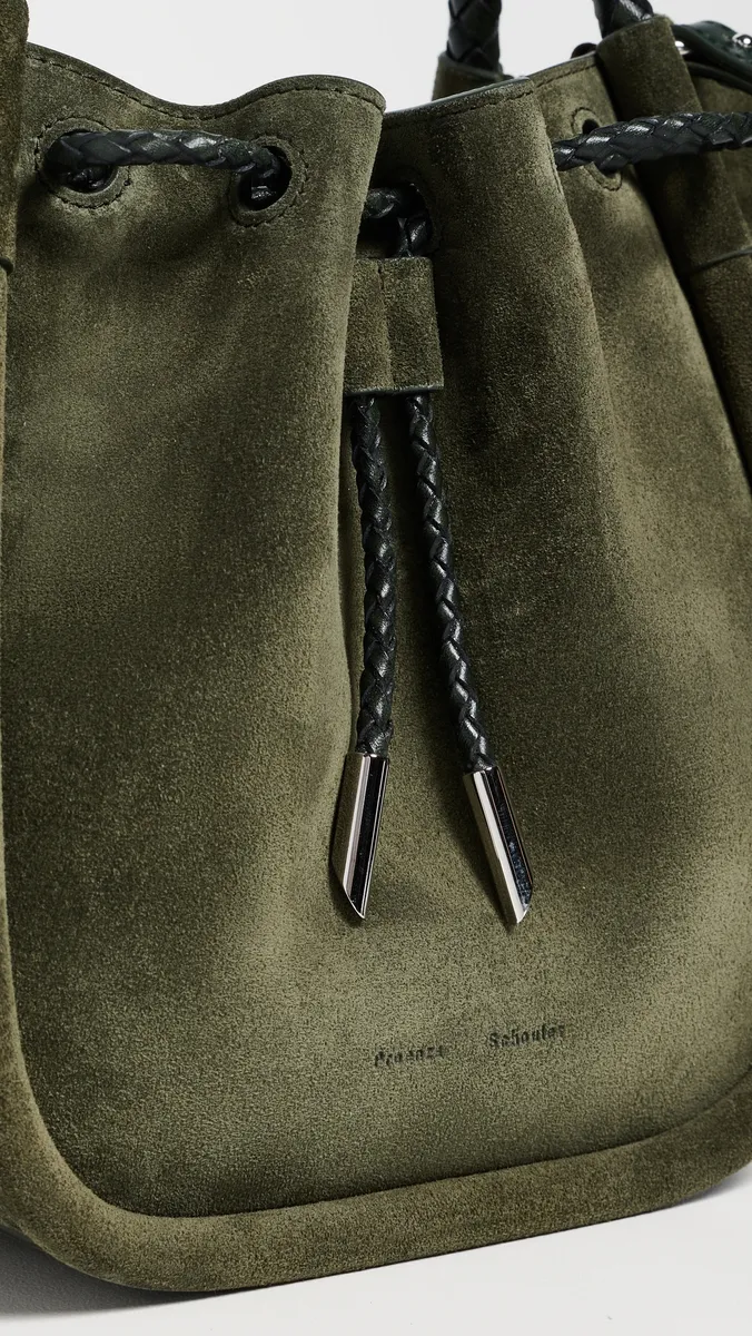 Proenza Schouler Suede and Braided Calf Small Ruched Tote | Thumbnail 5 Proenza Schouler Suede and Braided Calf Small Ruched Tote | Thumbnail 5