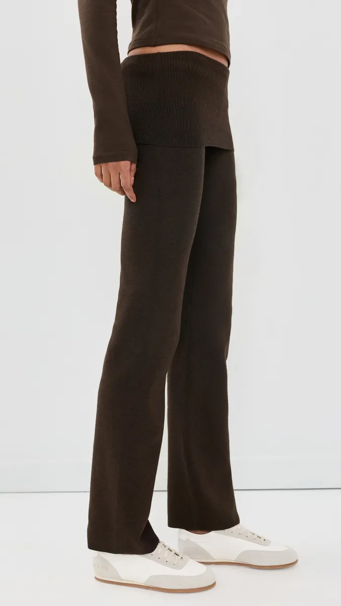 Skims Fold Over Knit Pants | Thumbnail 4 Skims Fold Over Knit Pants | Thumbnail 4