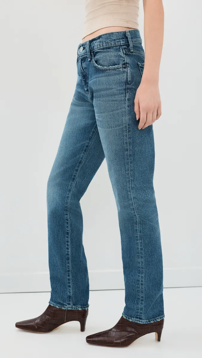Moussy Vintage Slim Straight Jeans | Thumbnail 4 Moussy Vintage Slim Straight Jeans | Thumbnail 4