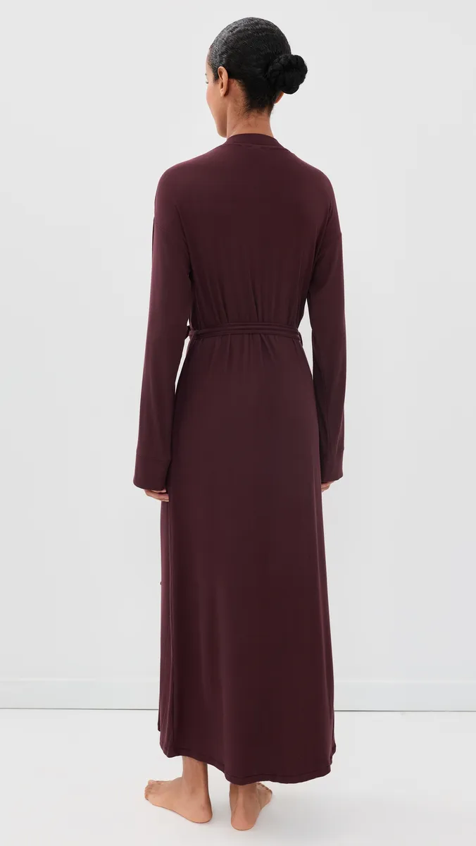 Skims Soft Lounge Long Robe | Thumbnail 3