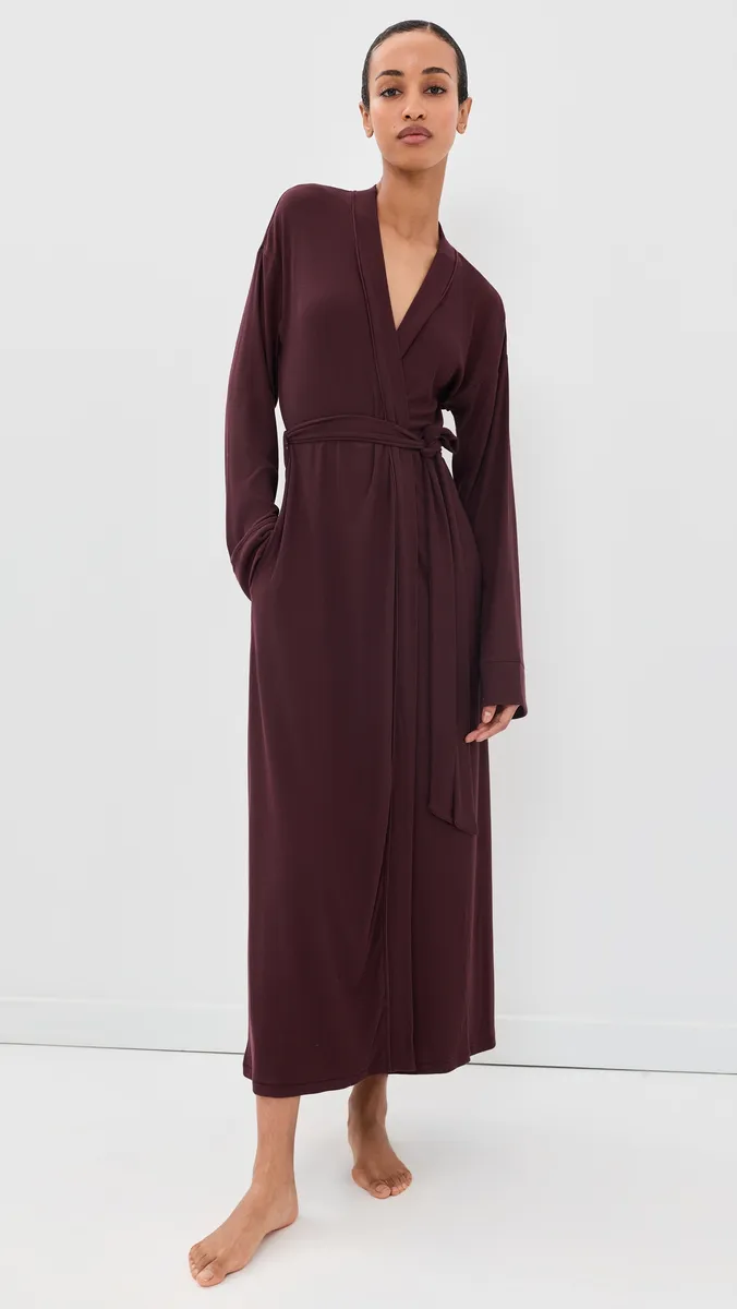 Skims Soft Lounge Long Robe | Thumbnail 5