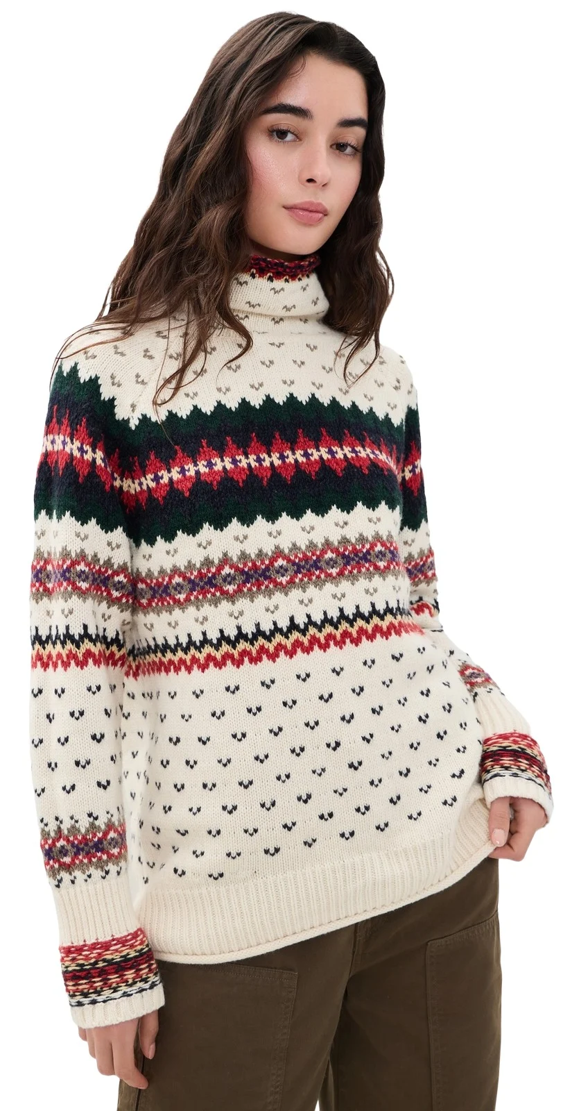 Cotton Wool Turtleneck Sweater Cotton Wool Turtleneck Sweater