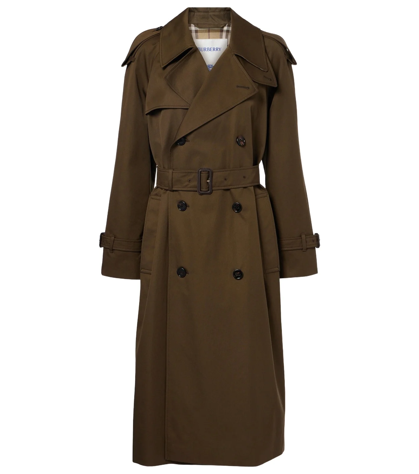Cotton gabardine trench coat Cotton gabardine trench coat