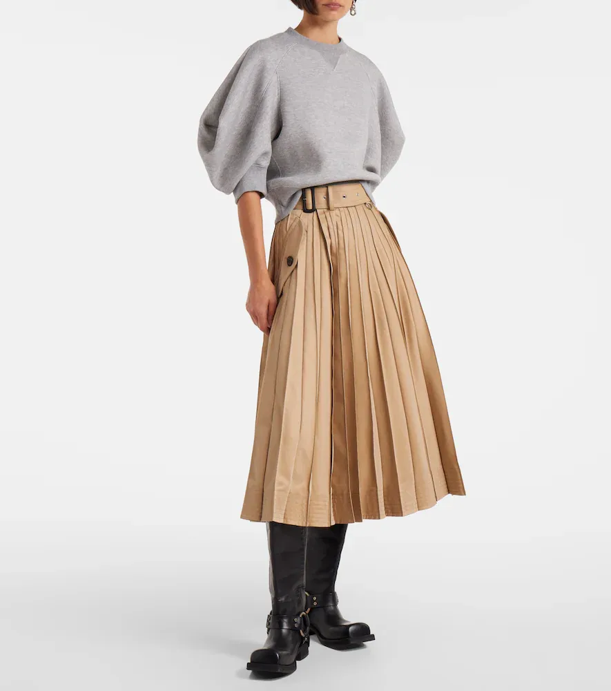 Sacai Cotton-blend jersey sweatshirt | Thumbnail 2