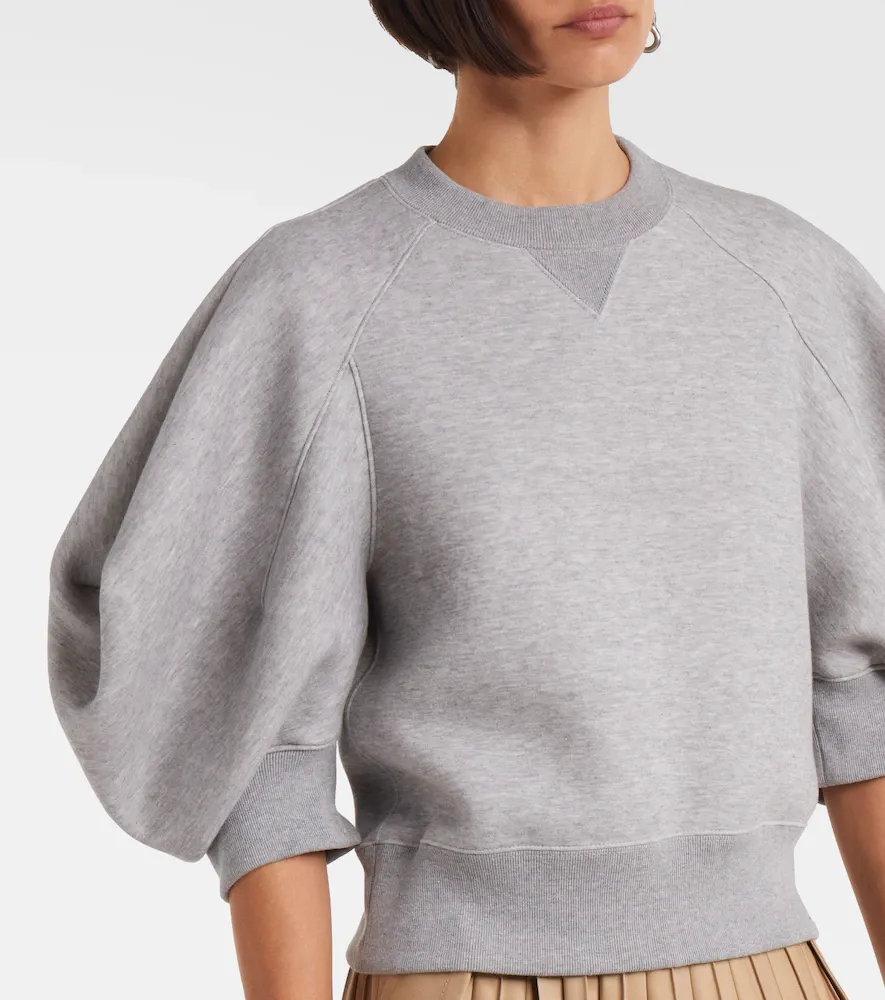 Sacai Cotton-blend jersey sweatshirt | Thumbnail 5