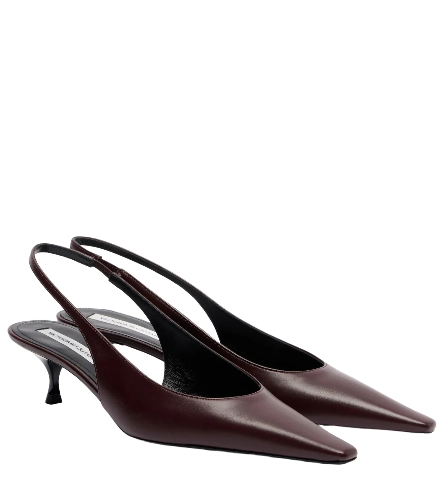 Victoria Beckham Leather slingback pumps