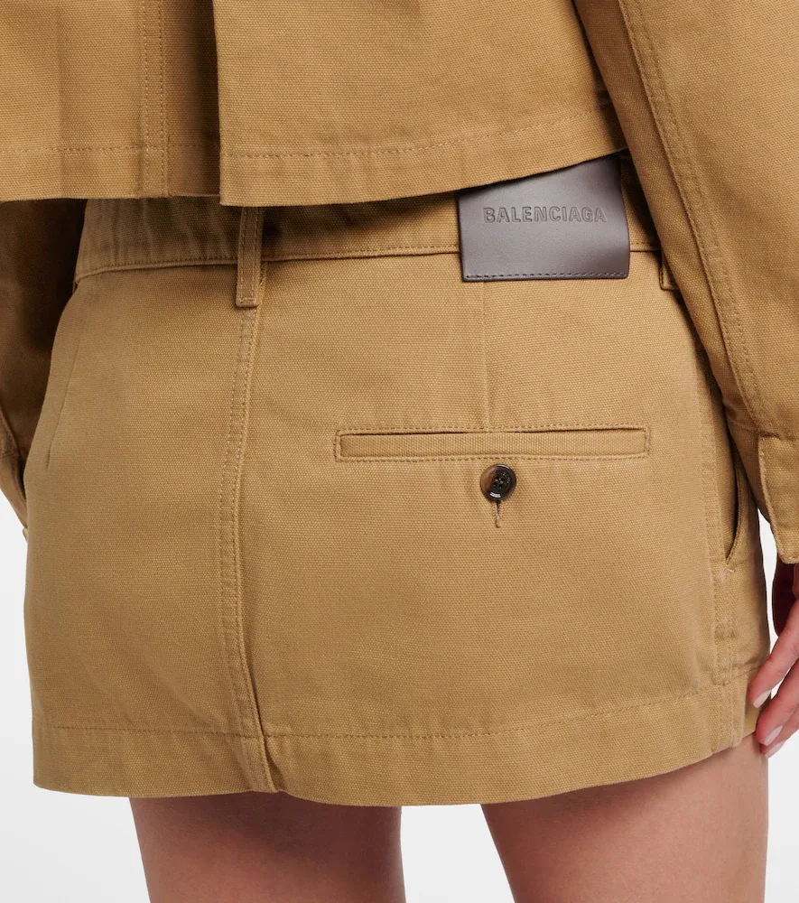 Balenciaga Cotton miniskirt | Thumbnail 4