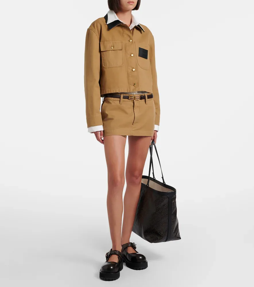 Balenciaga Cotton miniskirt | Thumbnail 5